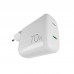 Puro 69879 Мрежово зарядно "Mini Pro" GaN 2x USB-C, PD70W, бял Puro 69879 Мрежово зарядно "Mini Pro" GaN 2x USB-C, PD70W, бял