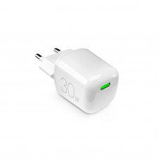 Puro 40885 Мрежово зарядно "Mini Pro" GaN 1x USB-C, PD30W,бял