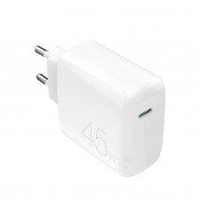 Puro 98626 Мрежово зарядно"PRO LITE" 1x USB-C,PD45W, бяло