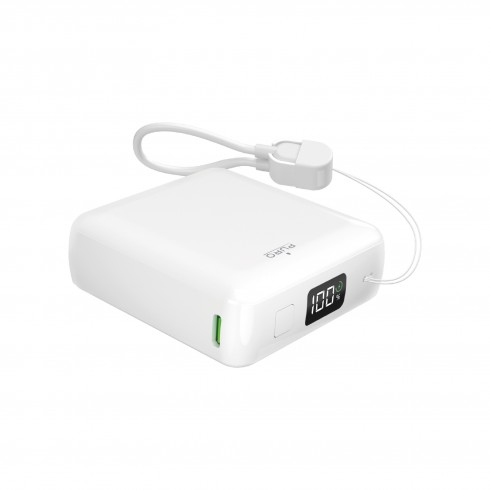 Puro 28682 Преносима батерия POWER CUBE 10 000mAh, USB-C+A, PD20W, LCD Puro 28682 Преносима батерия POWER CUBE 10 000mAh, USB-C+A, PD20W, LCD