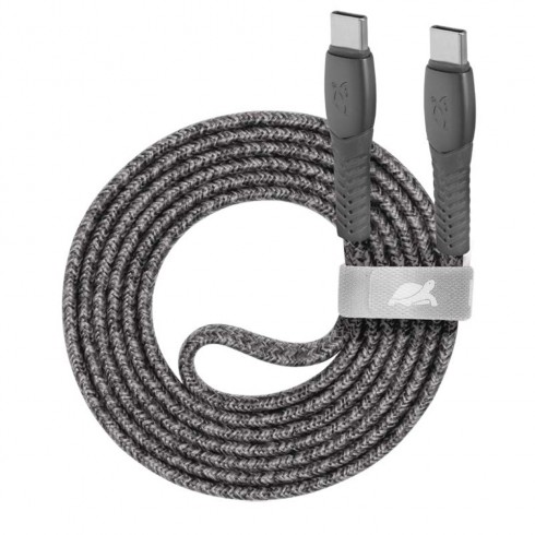 Кабел Type-C/Type-C, 1.2 метра, сив PS6105GR12 Кабел Type-C/Type-C, 1.2 метра, сив PS6105GR12
