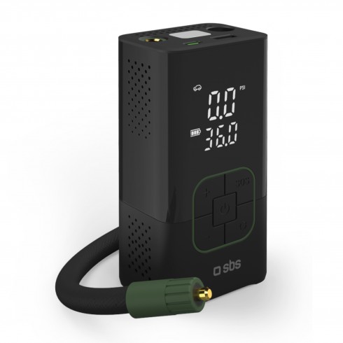 SBS 34539 Въздушен компресор с фенерче и функция PowerBank Air Pro