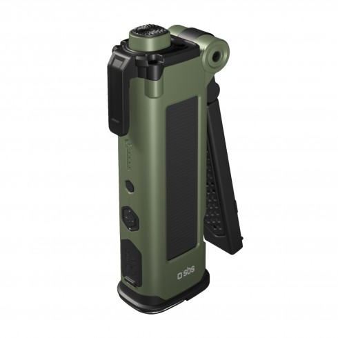 SBS 26268 6 в 1 Инструмент за безопасност с функция PowerBank със соларно зареждане и SOS сигнализаци