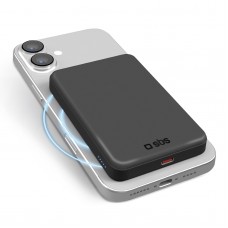 SBS 99135 Външна батерия Mag, 5000mAh, безжична QI2 MagSafe,15W, PD20W TEBB5000QI2