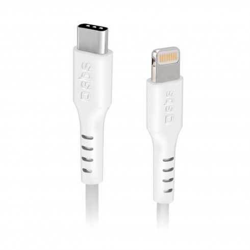 Кабел SBS 64474, USB-C - Lightning, MFI, 1 м., бял Кабел SBS 64474, USB-C - Lightning, MFI, 1 м., бял