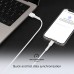  Кабел SBS 57654 USB А- USB-C,  бял 1 м