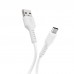  Кабел SBS 57654 USB А- USB-C,  бял 1 м
