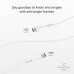 Kабел SBS 34679 USB-C-C 2.0, 2 m, бял