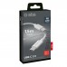 Kабел SBS 39704 с текстилна оплетка, USB-C-C 2.0, PD60W, 1,5 м, св. сив