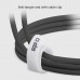 Kабел SBS 47815 с текстилна оплетка, USB-C-C 2.0, PD60W, 1,5 м, черен