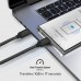 Kабел SBS 47815 с текстилна оплетка, USB-C-C 2.0, PD60W, 1,5 м, черен