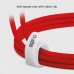 Kабел SBS 47808 с текстилна оплетка, USB-C-C 2.0, PD60W, 1,5 м, червен