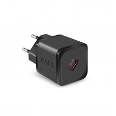 Мрежово зарядно SBS 38158 PD30W Gan, 1xUSB-C , черно 