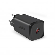 Мрежово зарядно SBS 38172 PD65W Gan, 1xUSB-C , черно 