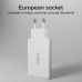 Мрежово зарядно GaN 2xUSB-C 67W SBS 89525 ultra slim