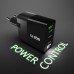 Мрежово зарядно SBS 81468 PD65W GaN, 2xUSB-C 65W+ 1xUSB AFC 60W + LCD екран, черно Мрежово зарядно SBS 81468 PD65W GaN, 2xUSB-C 65W+ 1xUSB AFC 60W + LCD екран, черно