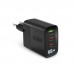 Мрежово зарядно SBS 81468 PD65W GaN, 2xUSB-C 65W+ 1xUSB AFC 60W + LCD екран, черно Мрежово зарядно SBS 81468 PD65W GaN, 2xUSB-C 65W+ 1xUSB AFC 60W + LCD екран, черно