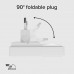 Мрежово зарядно SBS 98473 сгъваемо, GaN, 1xUSB-A+1xUSB-C PD20W