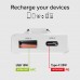 Мрежово зарядно SBS 98473 сгъваемо, GaN, 1xUSB-A+1xUSB-C PD20W