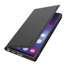 Калъф SBS 98114,  Smooth Wallet, за Samsung S25 Ultra, с функция стойка, черен