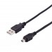 Vivanco 45207 Кабел USB 2.0  <->  mini B-0,75M