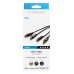 Vivanco 46011 кабел RCA -2xRCA М <-> 2xRCA М, 2,5м.Позлатени контакти