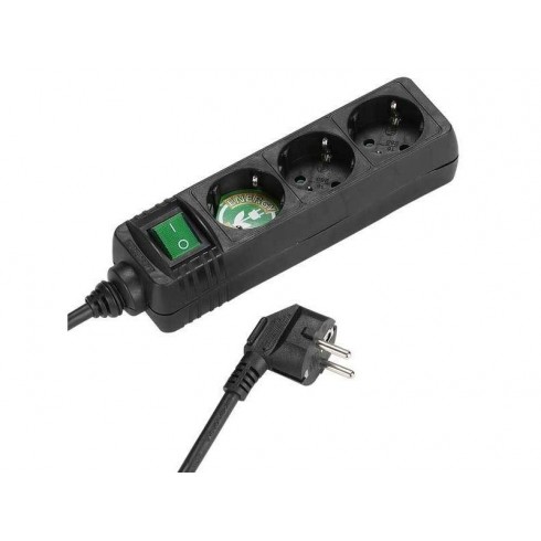 Vivanco 27015 Разклонител с 3 гнезда шуко с ключ 1.4 м Vivanco 27015 Разклонител с 3 гнезда шуко с ключ 1.4 м