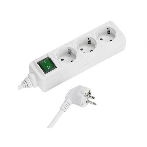 Vivanco 31044 Разклонител с 3 гнезда шуко с ключ 3 м Vivanco 31044 Разклонител с 3 гнезда шуко с ключ 3 м