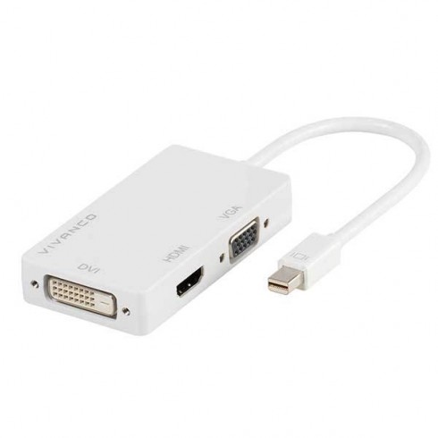 Vivanco 45283 Универсален адаптер от Mini DisplayPort към HDMI / VGA / DVI