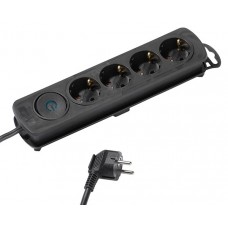 Vivanco 37644 Разклонител с 4 гнезда шуко с ключ 1,4 м