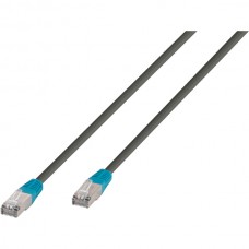 Vivanco 45912 Мрежов кабел CAT 6, F / UTP, сив/син 5м