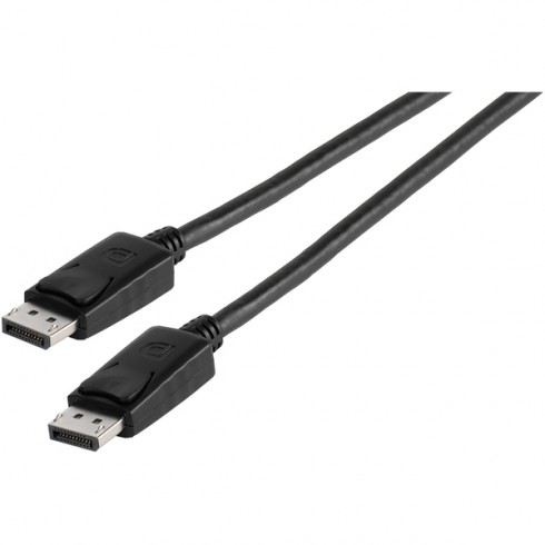 Vivanco 45492 DisplayPort аудио / видео кабел за връзка, черен 1,8 m
