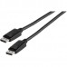 Vivanco 45492 DisplayPort аудио / видео кабел за връзка, черен 1,8 m