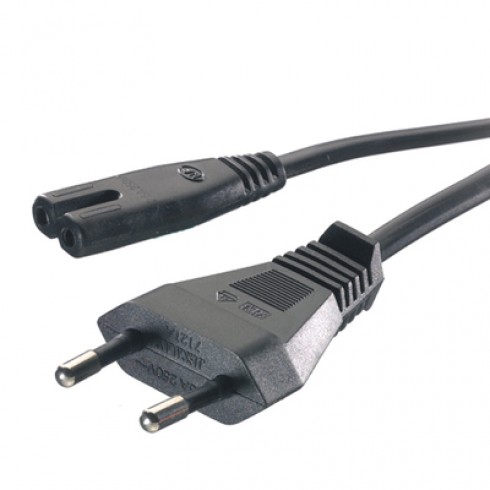 Vivanco 19833 Захранващ кабел Europlug, черен 1.25m Vivanco 19833 Захранващ кабел Europlug, черен 1.25m