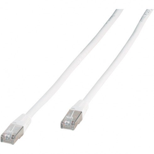 Vivanco 45368 Мрежов кабел Cat6, бял, 1m, RJ45