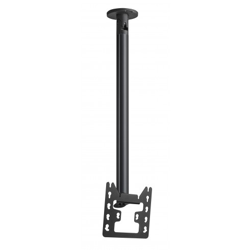 Стойка за таван с въртене и наклон, за екрани до 43", до 30 кг, VESA 200x200, тръба 300 см, черно Стойка за таван с въртене и наклон, за екрани до 43", до 30 кг, VESA 200x200, тръба 300 см, черно
