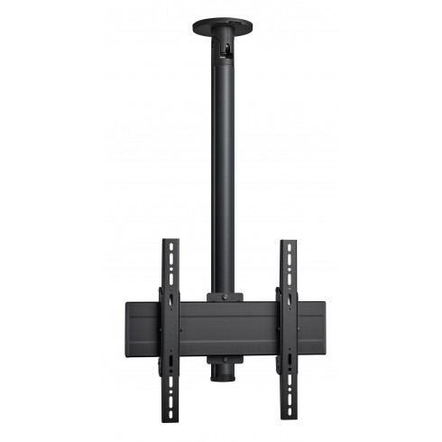 Стойка за таван с въртене и наклон, за екрани до 65", до 40 кг, VESA 400x400, тръба 80 см, черно Стойка за таван с въртене и наклон, за екрани до 65", до 40 кг, VESA 400x400, тръба 80 см, черно