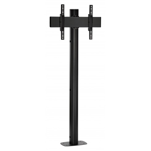 Стойка от земя, фиксирана към пода, за екрани до 65“, VESA 400x400, тръба 200 см, черно Стойка от земя, фиксирана към пода, за екрани до 65“, VESA 400x400, тръба 200 см, черно