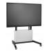 Електрическа стойка на колела , за екрани 42"-86“, ход издигане 65см, VESA 600x400, до 160 кг, заключващо се отделение