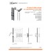 Vogel's PFS 3208 -Вертикални шини за дисплеи до 160кг с наклон ±3° Vogel's PFS 3208 -Вертикални шини за дисплеи до 160кг с наклон ±3°